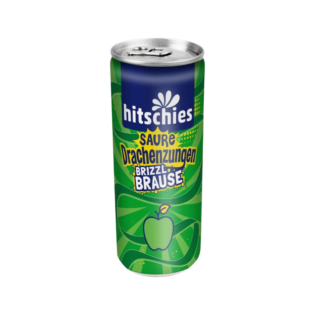 Hitschies Saure Drachenzungen Brizzl Brause Apfelgeschmack, 250ml