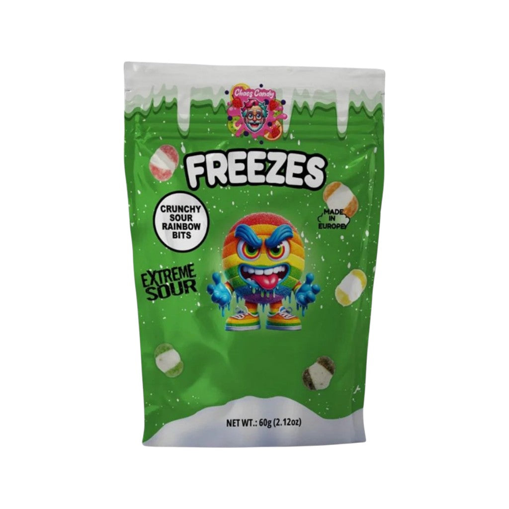 Freezes Dried Candy Crunchy Rainbow Bites Extreme Sour, 60g