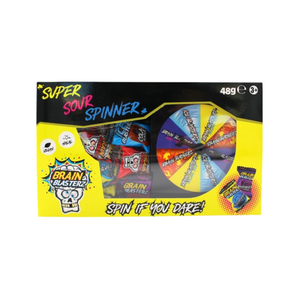Brain Blasterz Super Sour Spinner Game, 48g
