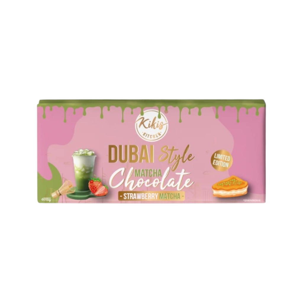 Kiki's Dubai Style Chocolate Strawberry Matcha, 190g