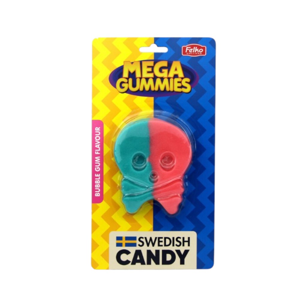 Mega Gummies Swedish Skull, 120g