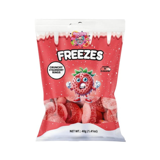 Freezes Strawberry Rings, 40g