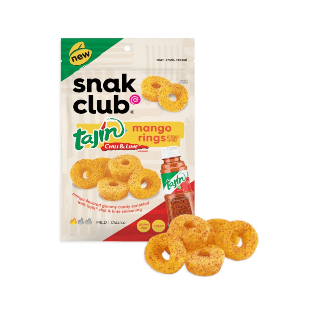 Snak Club Tajin Mango Rings, 64g