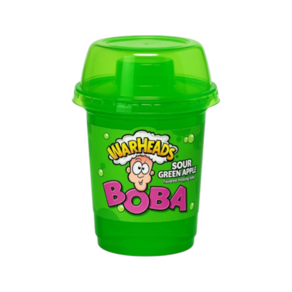 Warheads Boba Green Apple Sour, 400ml