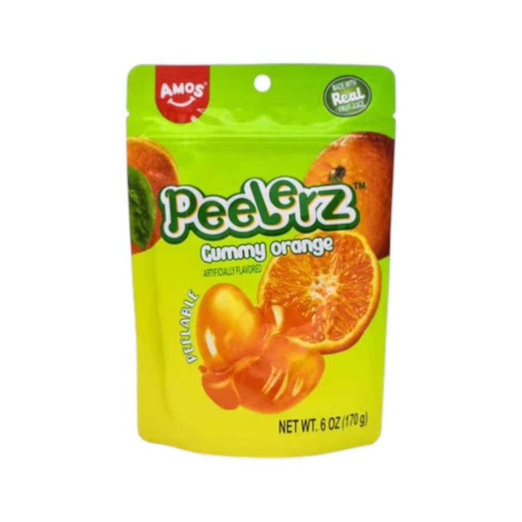 Amos Peelerz Gummy Orange, 65g