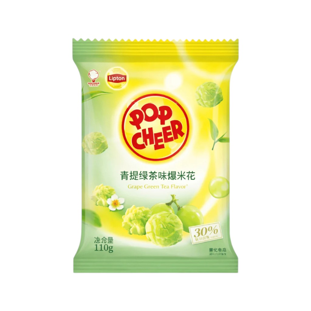 Lipton Pop Cheer Popcorn Grape Green Tea, 50g