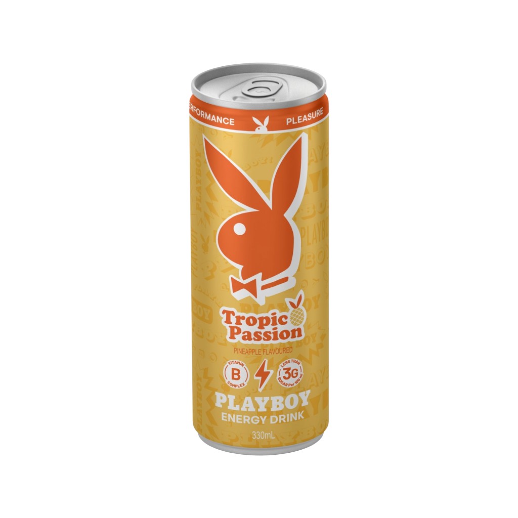 Playboy Energy Drink Tropic Passion, 330ml