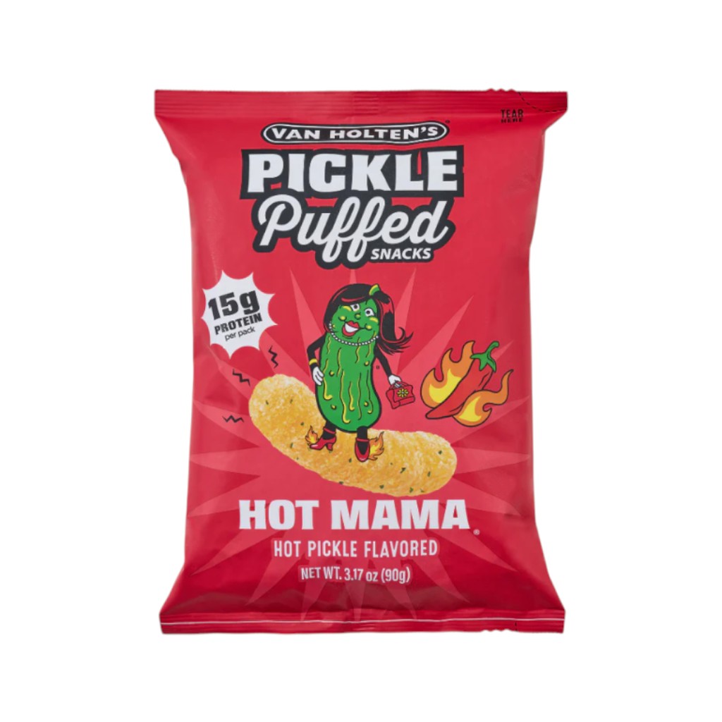 Van Holten's Pickle Puffs Hot Mama, 90g