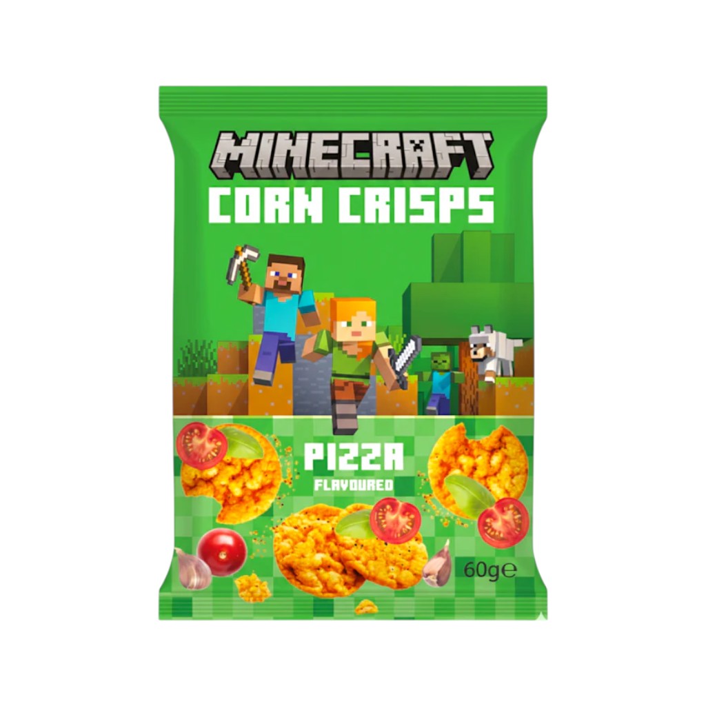 Minecraft Corn Crisps Pizza, 60g
