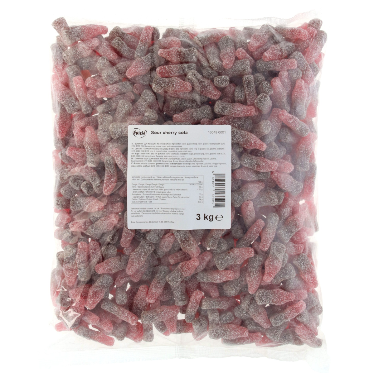 Frisia Saure Kirsche Cola Flaschen, 3kg