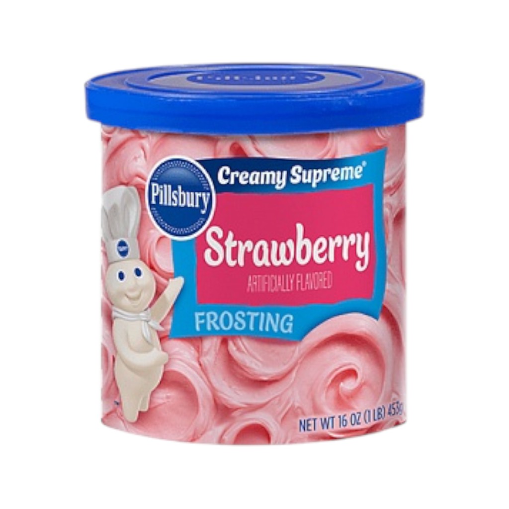Pillsbury Frosting mit Erdbeergeschmack, 453g