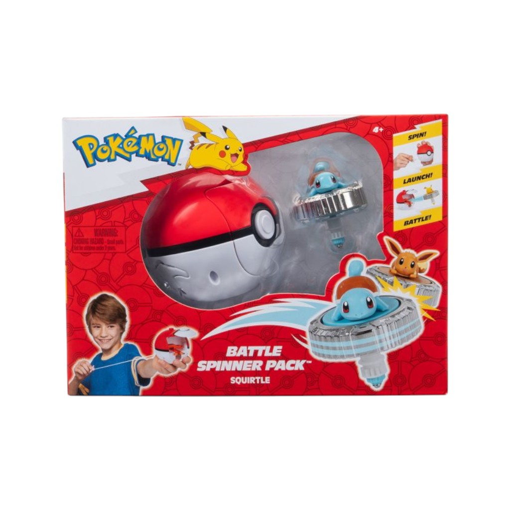 Pokémon Battle Spinner Pack (Squirtle&Poke Ball)