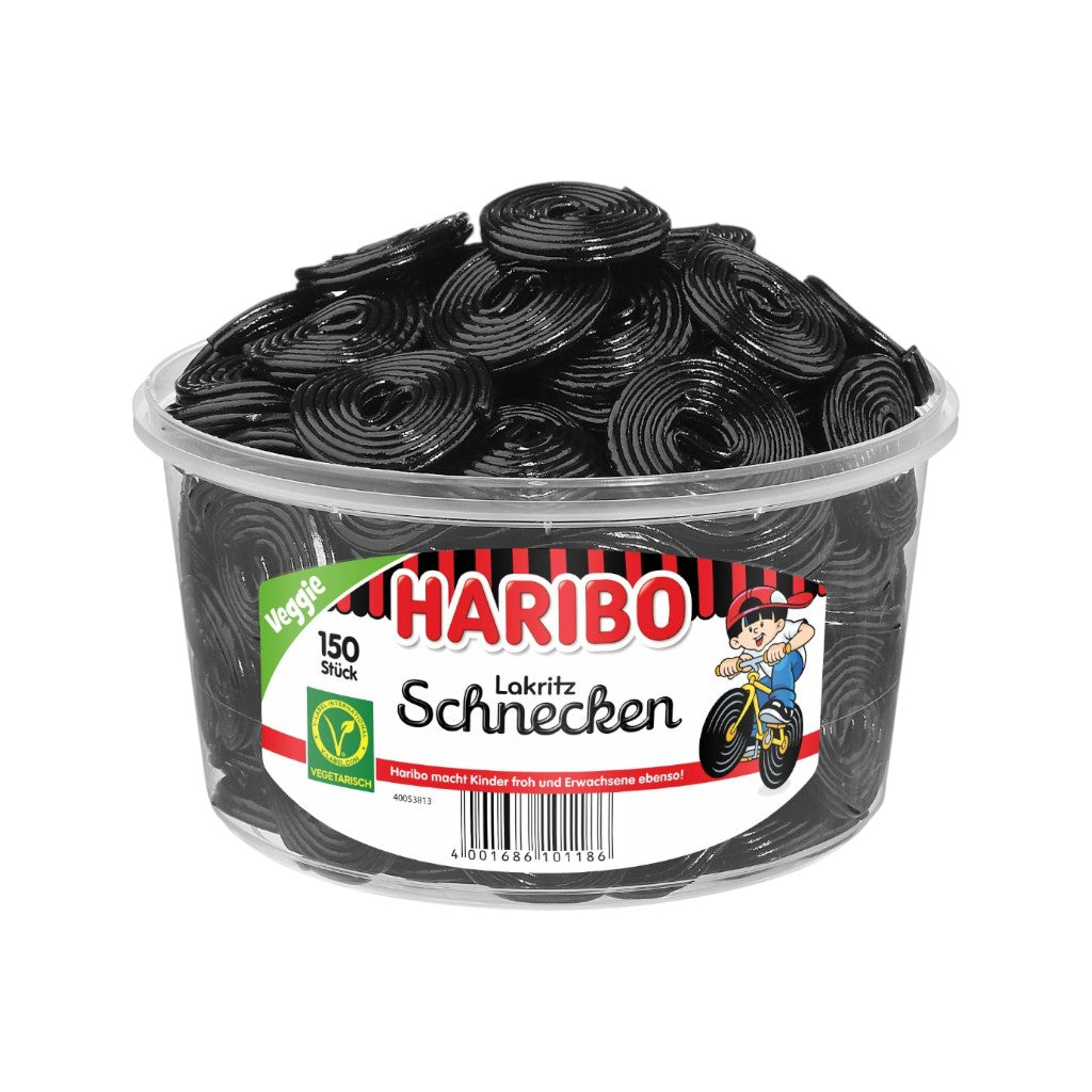 Haribo Lakritz Schnecken, 1.5kg