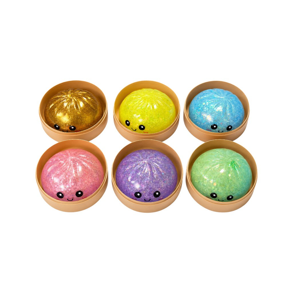 Glitter Dumpling Squishy Bundle – Finde den goldenen Dumpling! ✨🥟