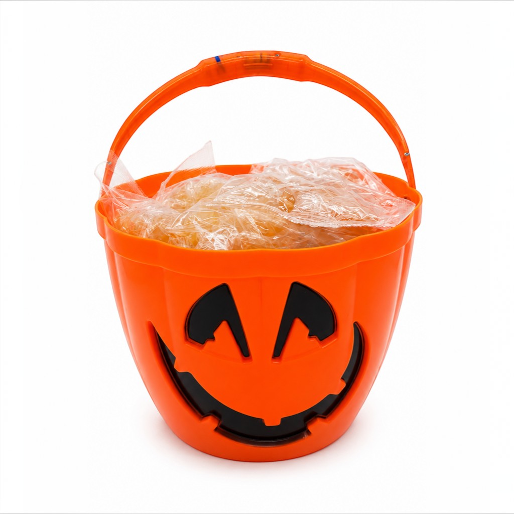 LED Halloween Candy Bucket, 1.2KG