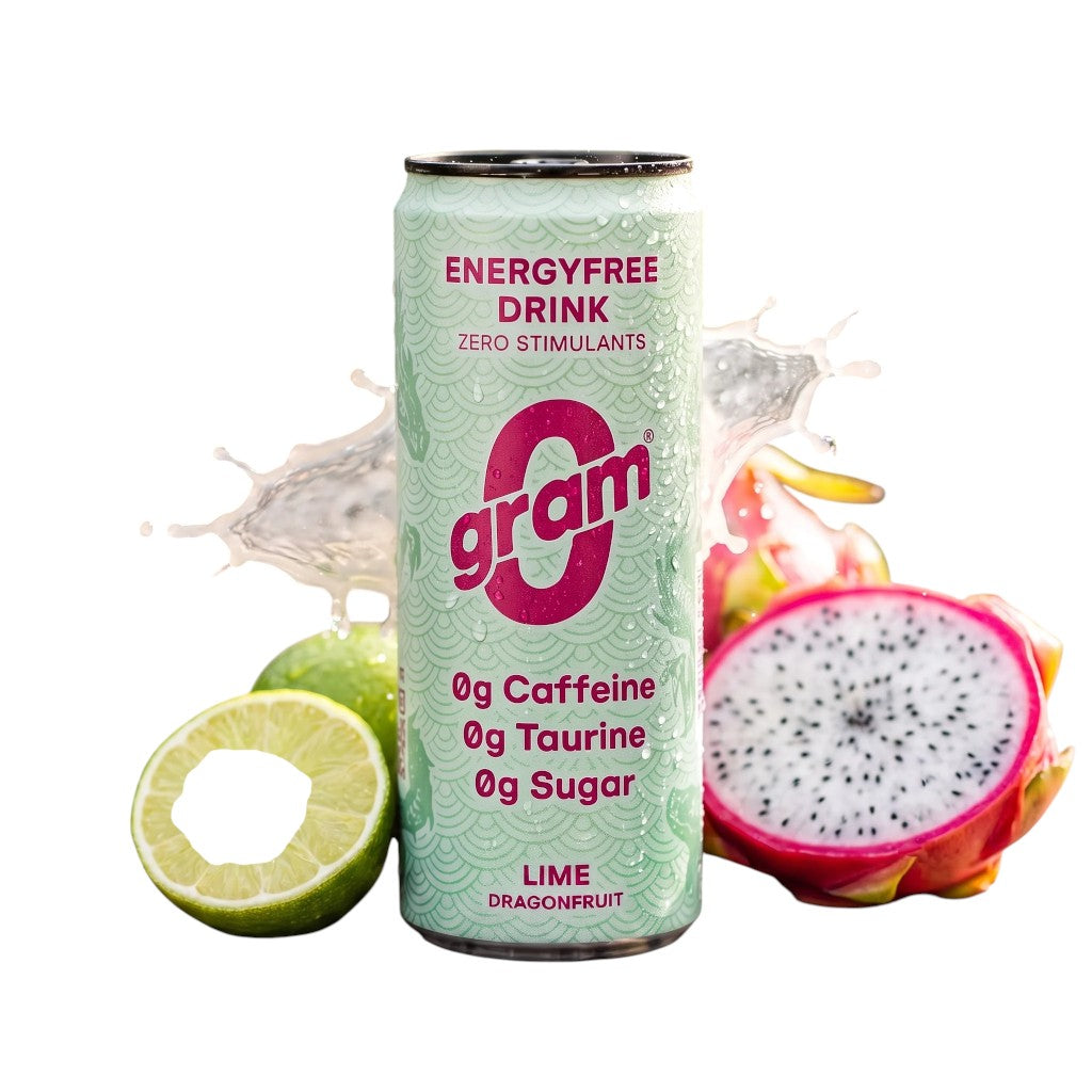 0gram Energyfree Drink Lime-Dragonfruit, 330 ml