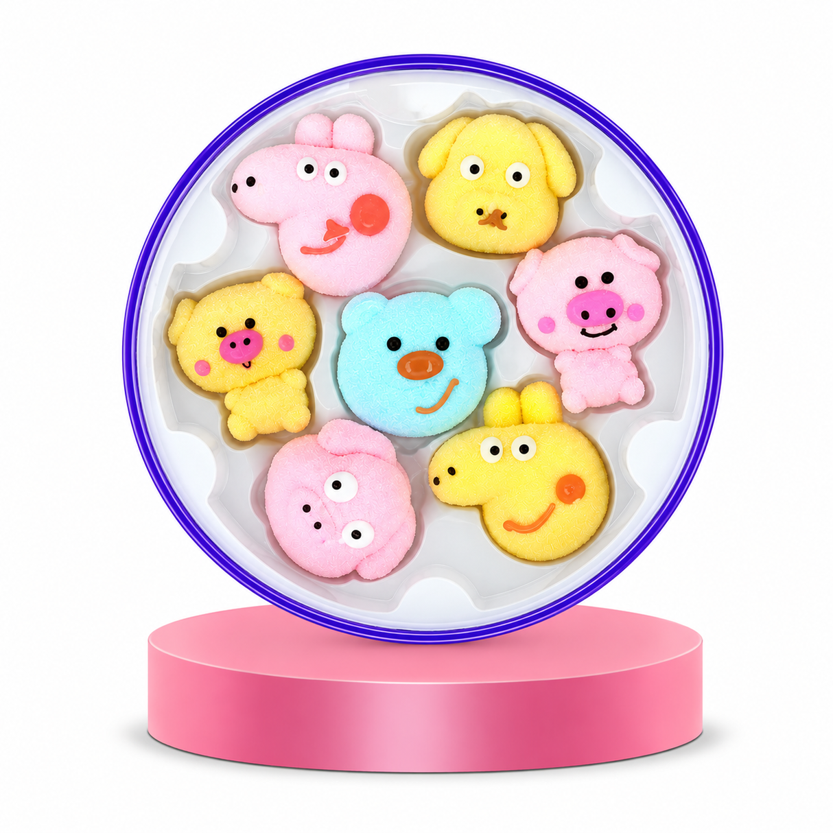 GUOLIQI Cute Pig Party Marshmallow, 110g