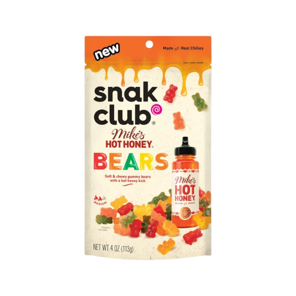 Snak Club Mikes Shot Hot Honey bears, 113g