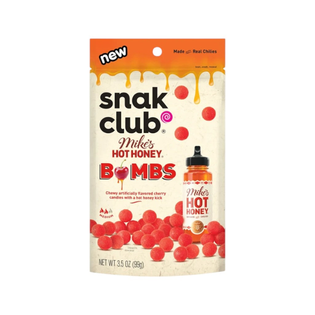 Snak Club Mikes Shot Hot Honey Cherry bombs, 99g