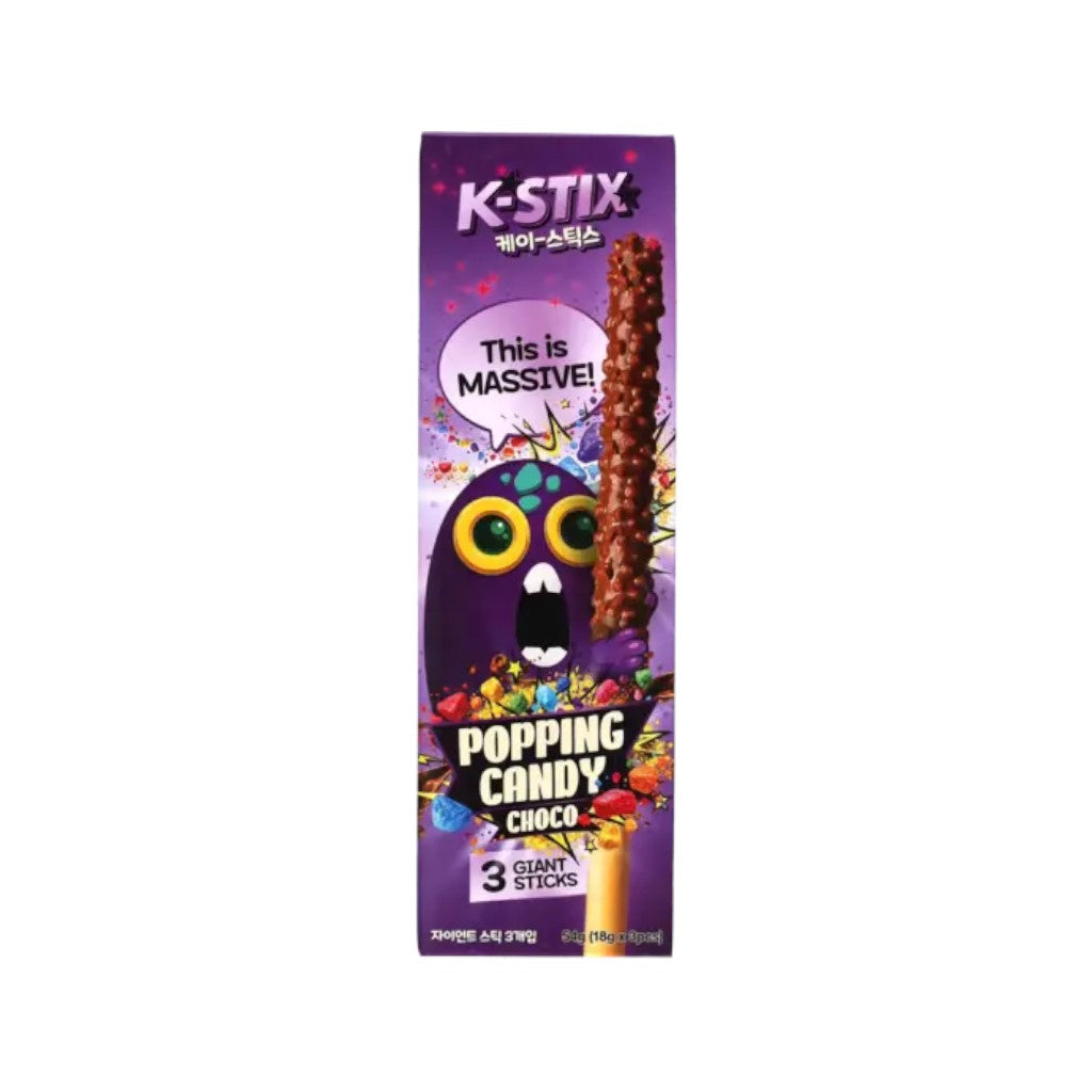 Popping Candy Choco Sticks, 54g