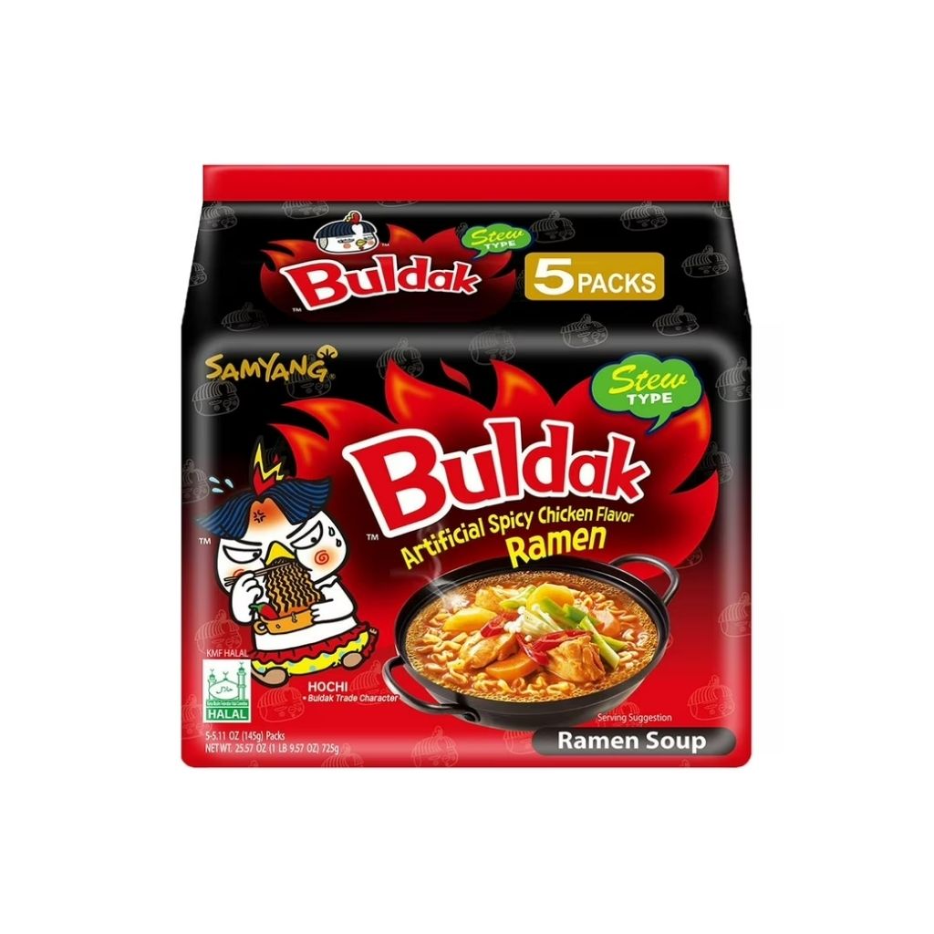 Buldak 5x Ramen Noodles Stew Bundle