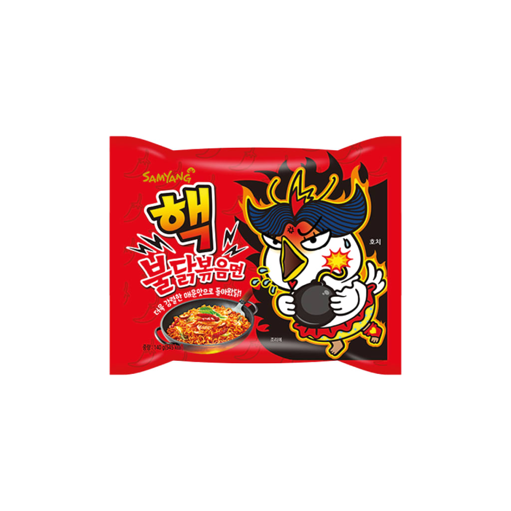 Buldak Ramen Noodles 2x Spicy, 140g