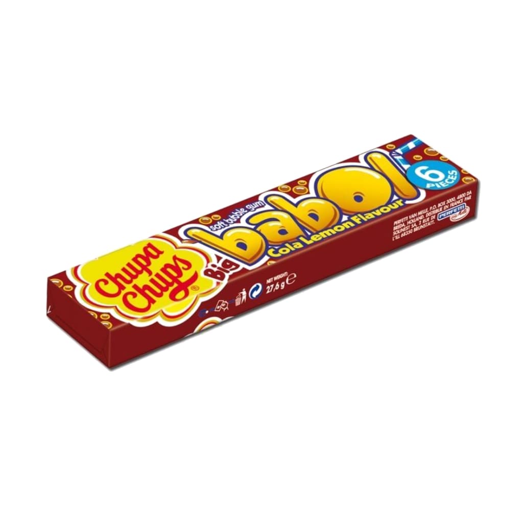 Chupa Chups Big Babol Cola Lemon, 27.6g
