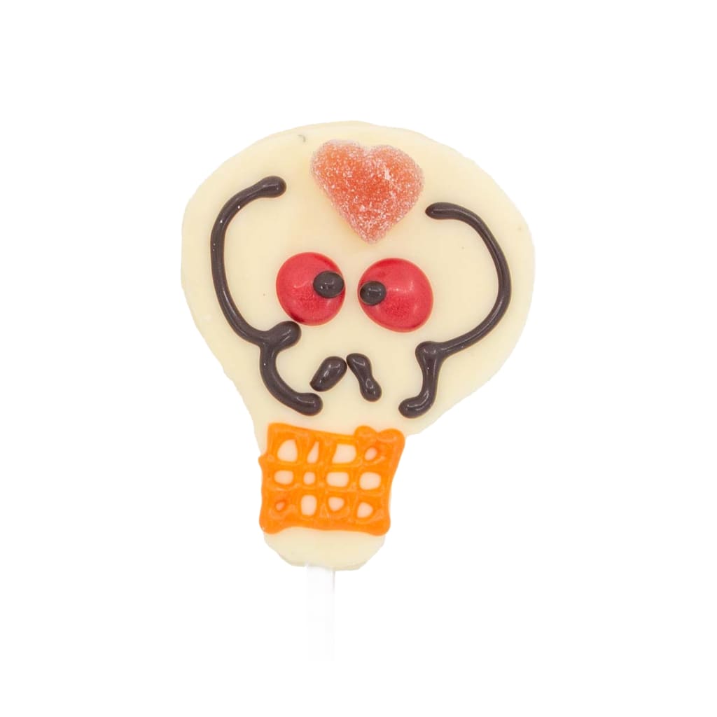 Schädel Marshmallow Lollipop, 30g