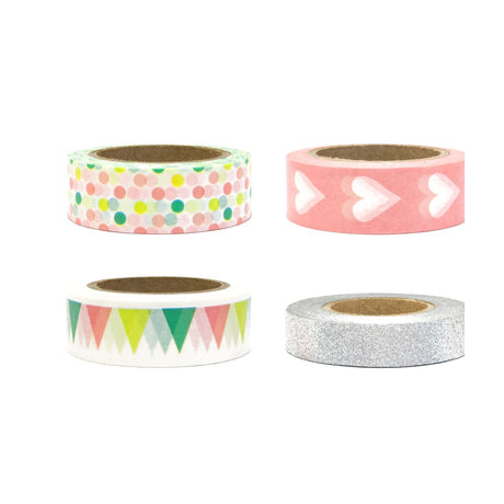 Deko Klebeband, 4 Stück
