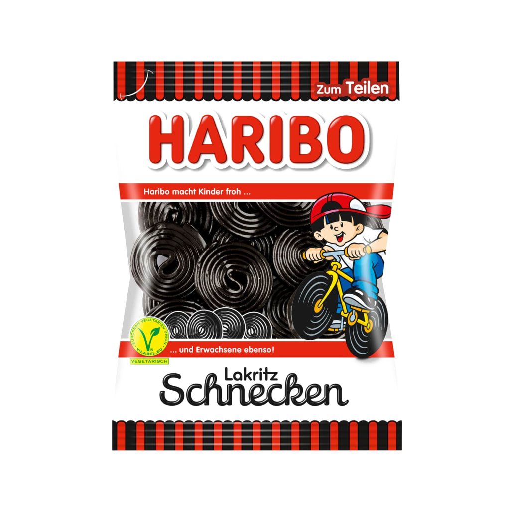 Haribo Lakritz Schnecken, 175g