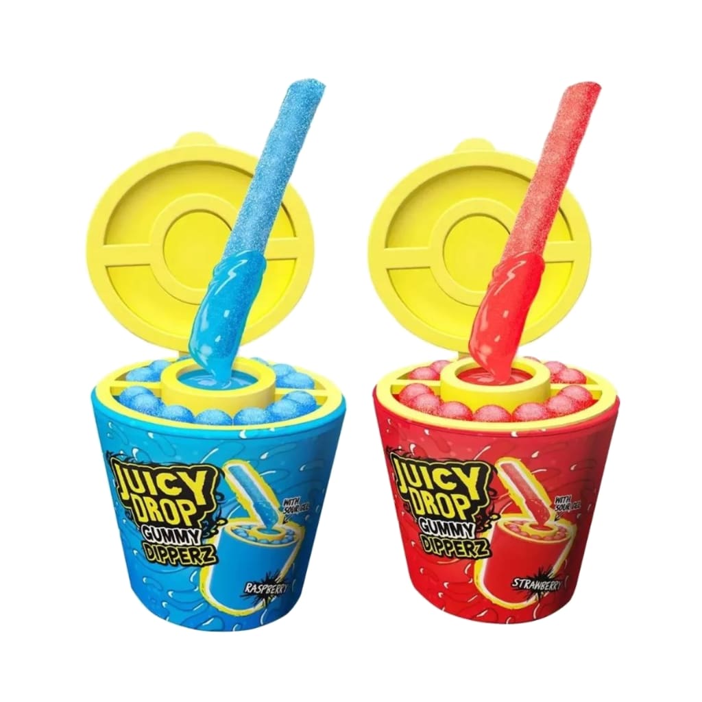 Bazooka Juicy Drop Gummy Dipperz, 96g