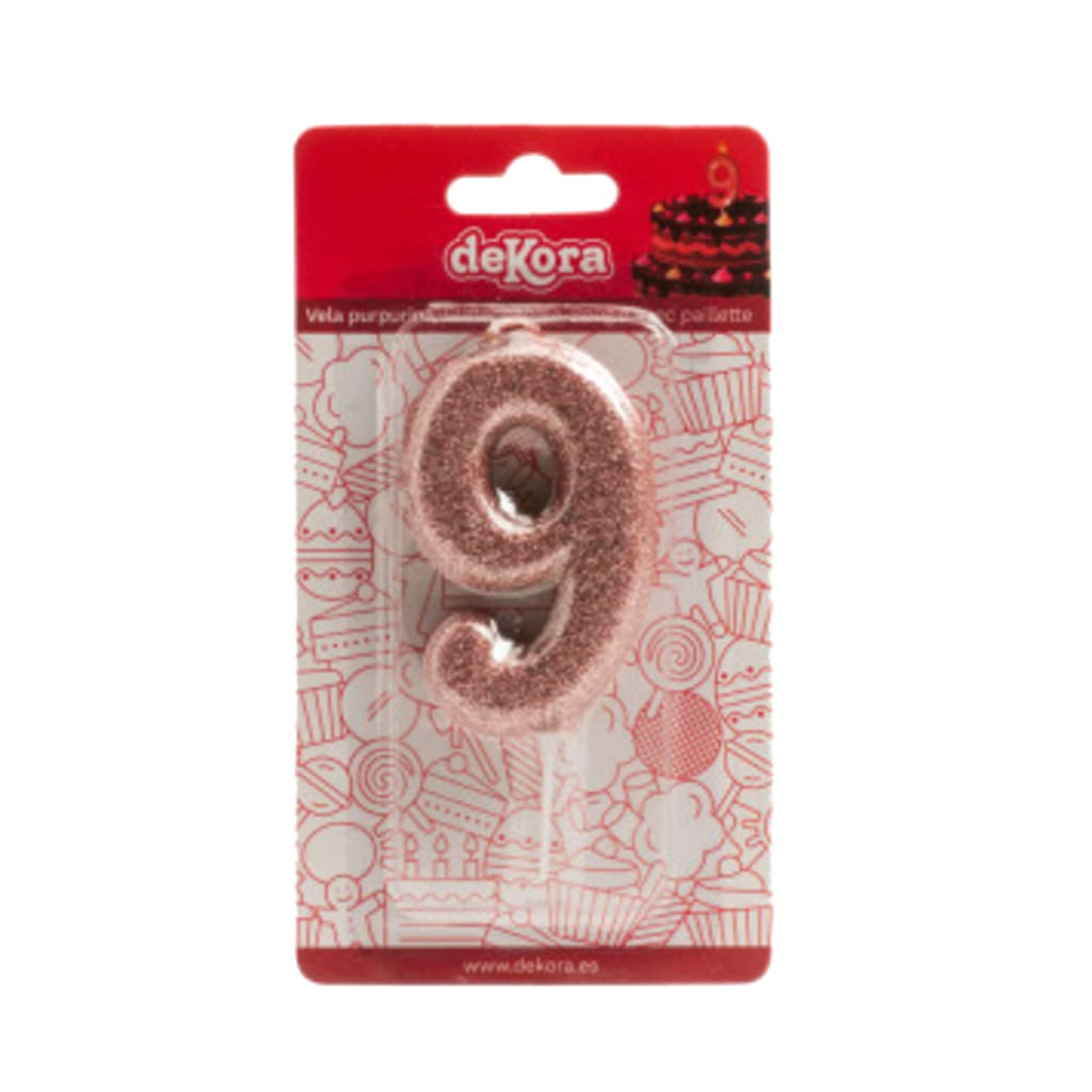 Geburtstagskerze Glitzer