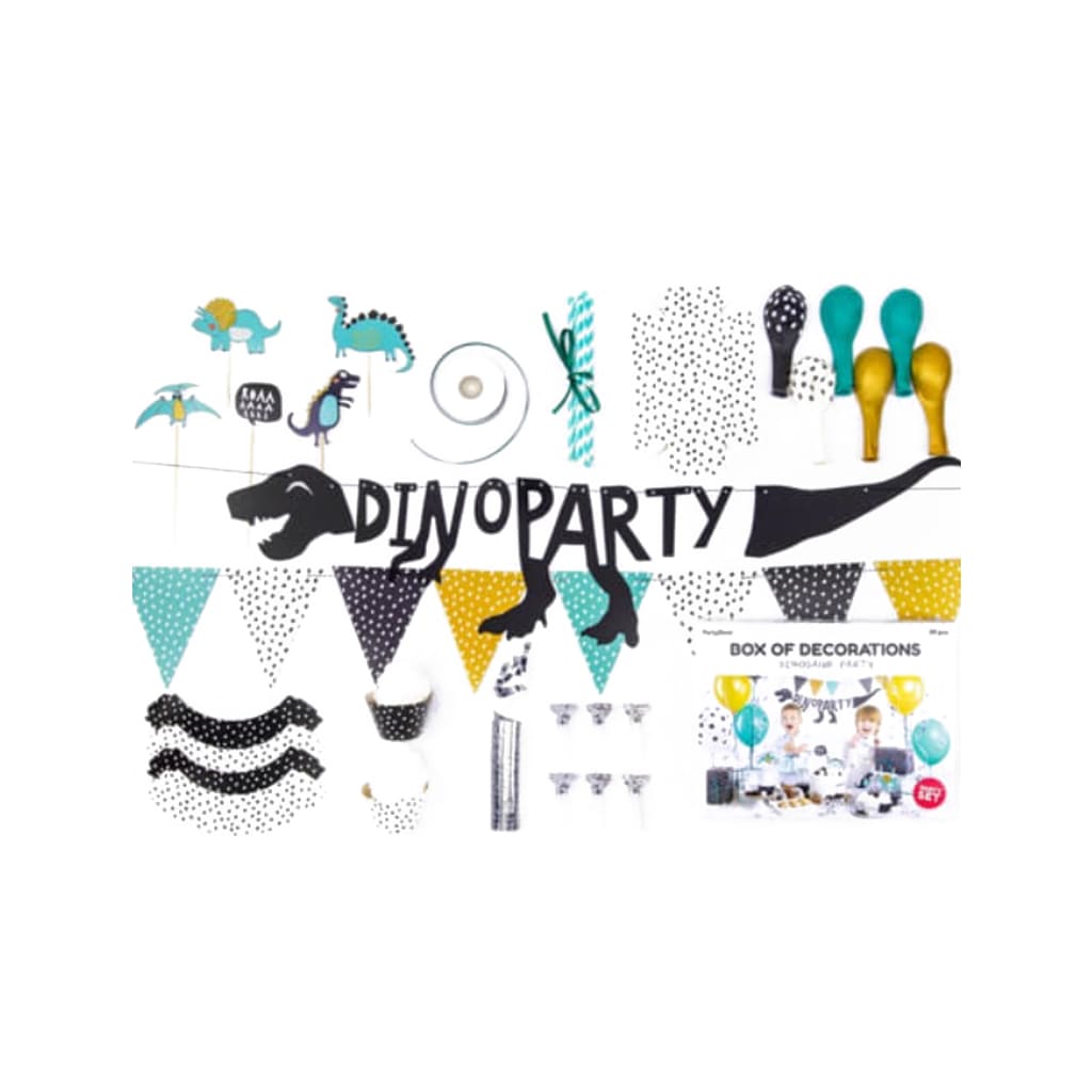 Happy Birthday Party Set Dinosaurier