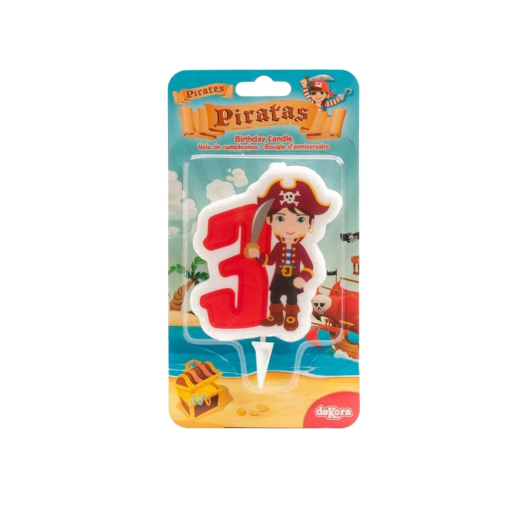 Geburtstagskerze Pirat