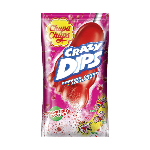 Chupa Chups Crazy Dips Erdbeer, 14g