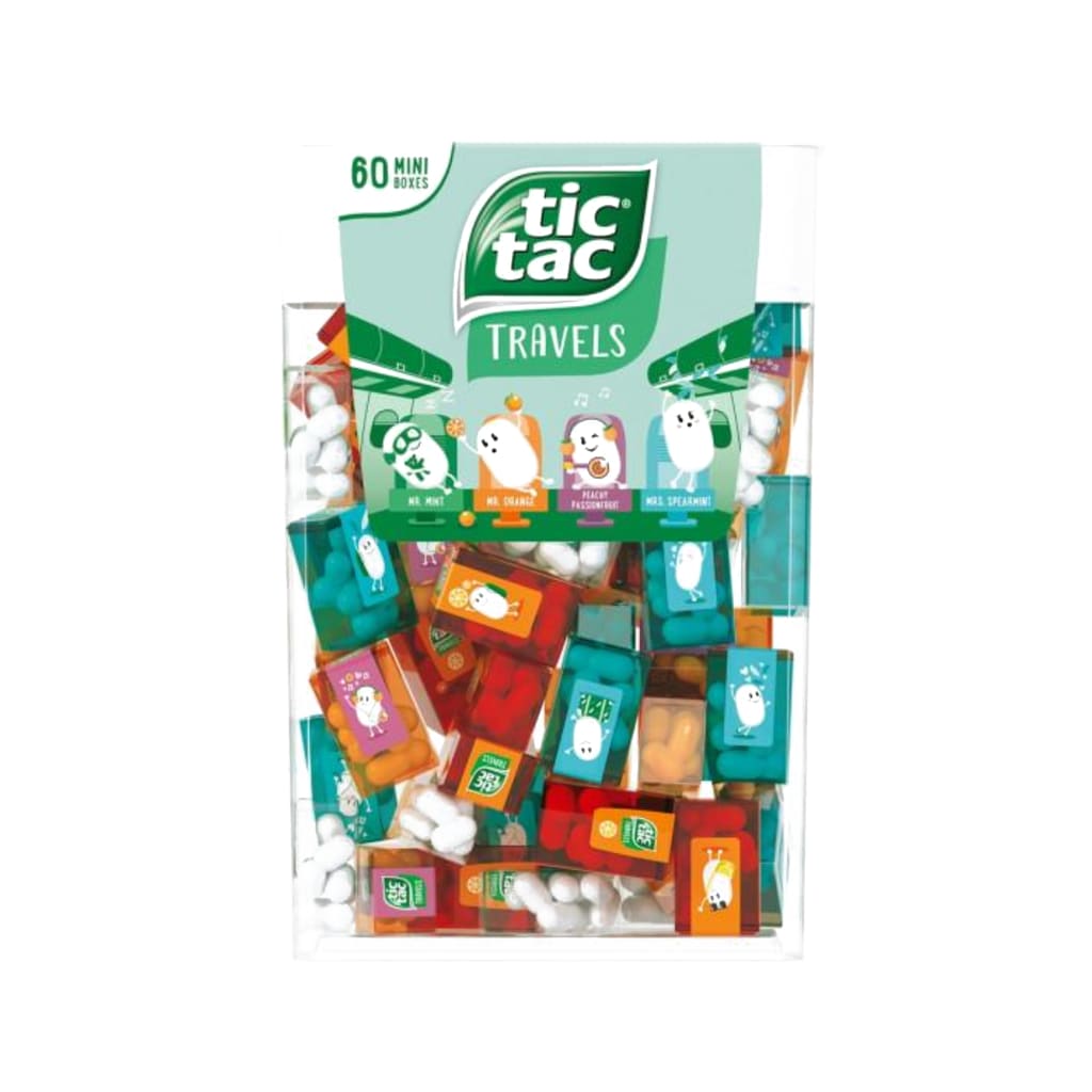 Tic Tac Mini Boxes Travels, 60 Stück