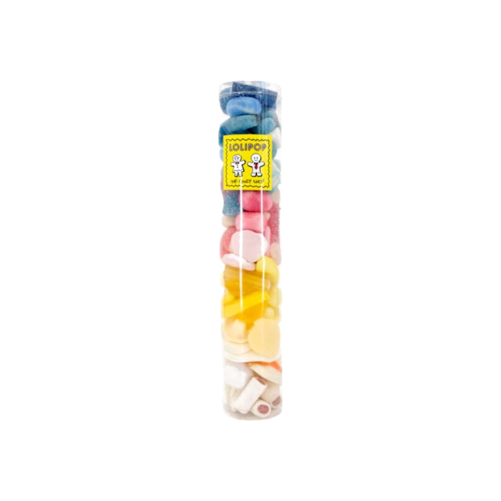 Fruchtgummi Röhre gross gefüllt, min. 380g