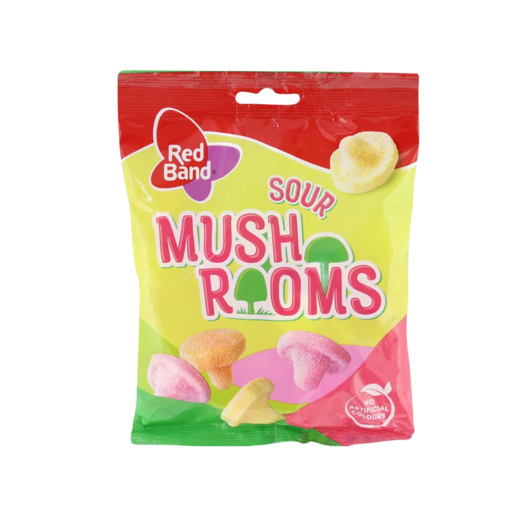 Red Band Sour Mushrooms, 100g