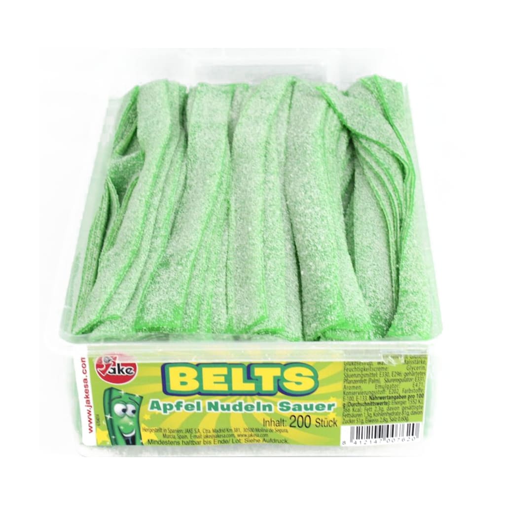 Jake Belts Apfel Nudeln Sauer, 200 Stück