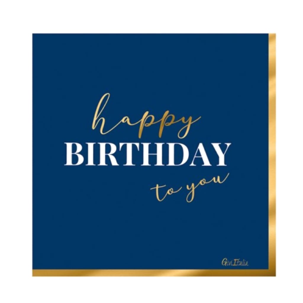 Happy Birthday Servietten, 16 Stück