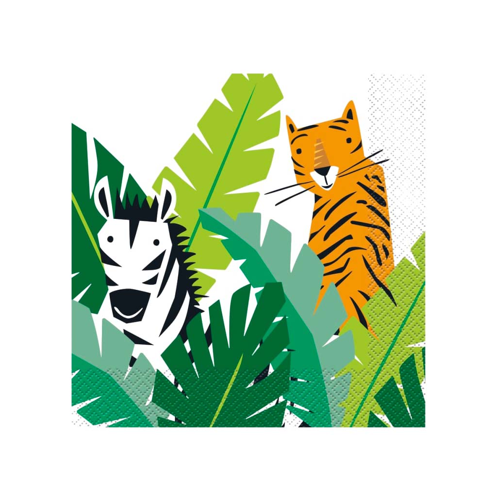 Serviette Safari, 16 Stück
