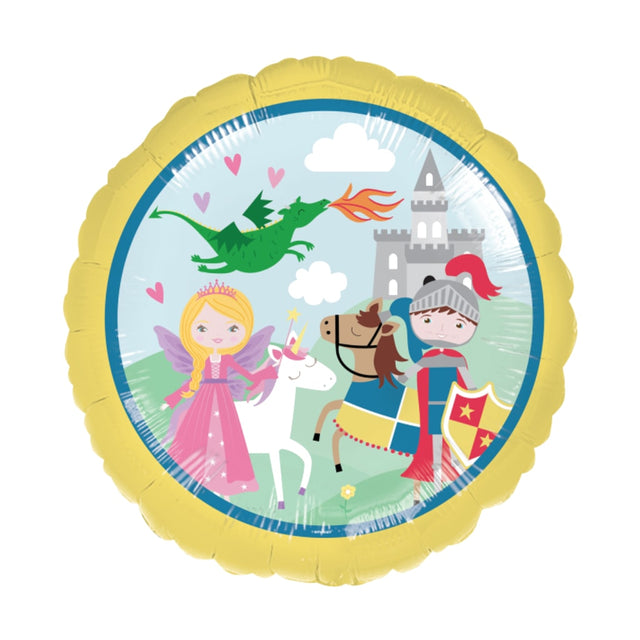 Folienballon Prinzessin & Ritter Folienballon 43 cm