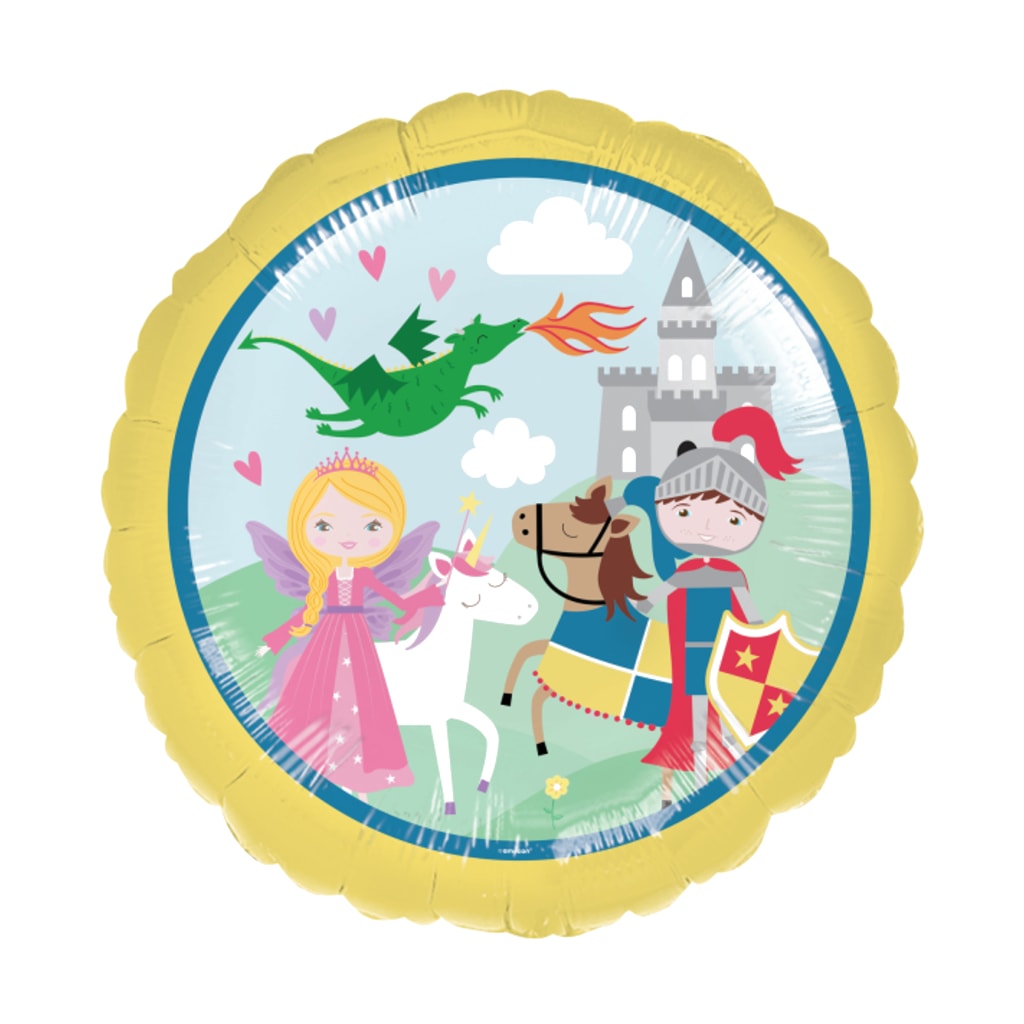 Folienballon Prinzessin & Ritter Folienballon 43 cm