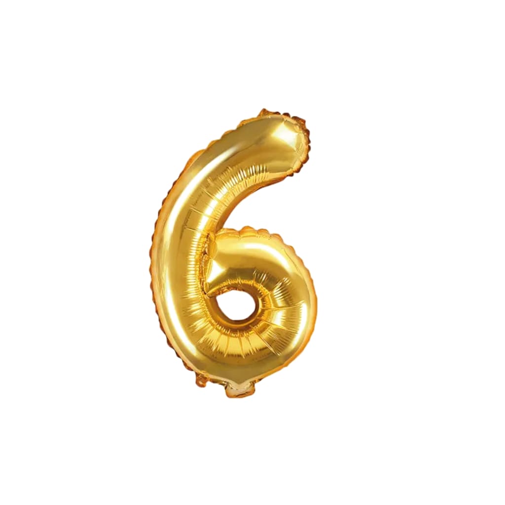 Ballon Zahlen "gold", 86 cm - 6