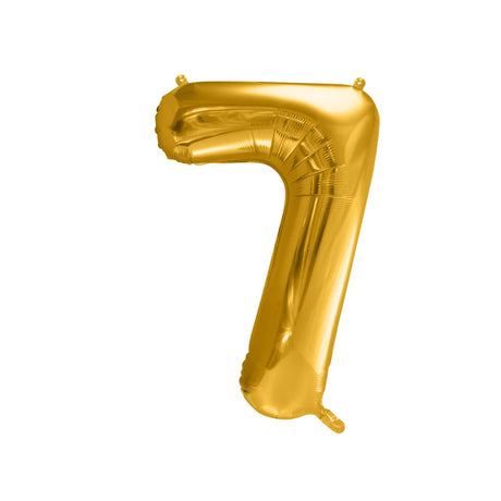 Ballon Zahlen "gold", 86 cm