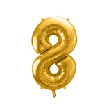 Ballon Zahlen "gold", 86 cm - 8