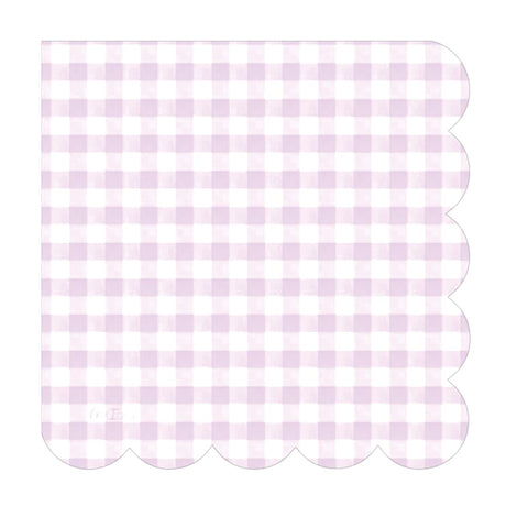 Servietten 33 x 33cm kariert, 16 Stück