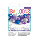 Ballongirlande, 36 Teile