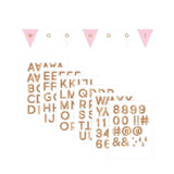 Wimpelkette personalisierbar Papier 457 x 17,7 cm