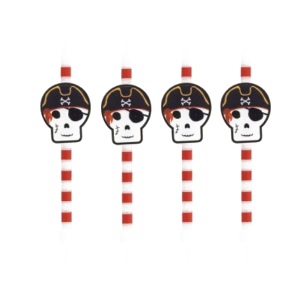 Piraten Kerzen, 4 Stück